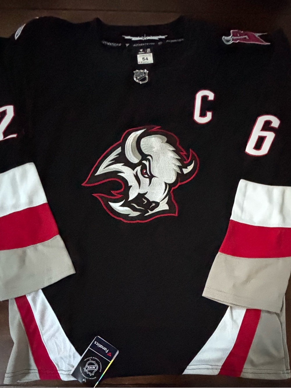Buffalo Sabres Rasmus Dahlin Black Goathead Jersey Adult XL (54) NWT